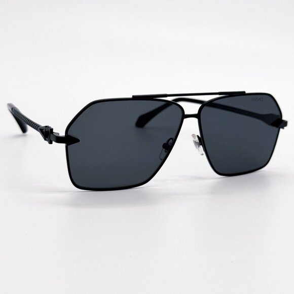 NEW VE2284 1436/87 VERSACE UNISEX BLACK VE2284 143687 - Picture 4 of 9